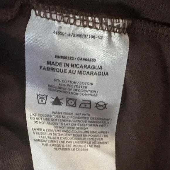 Nike Brown T-Shirt with Light Pink Slogan - Picture 4 of 4